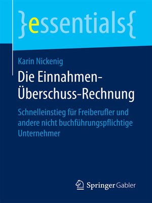 cover image of Die Einnahmen-Überschuss-Rechnung